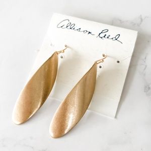 Allison Reed Gold-tone Drop Earrings